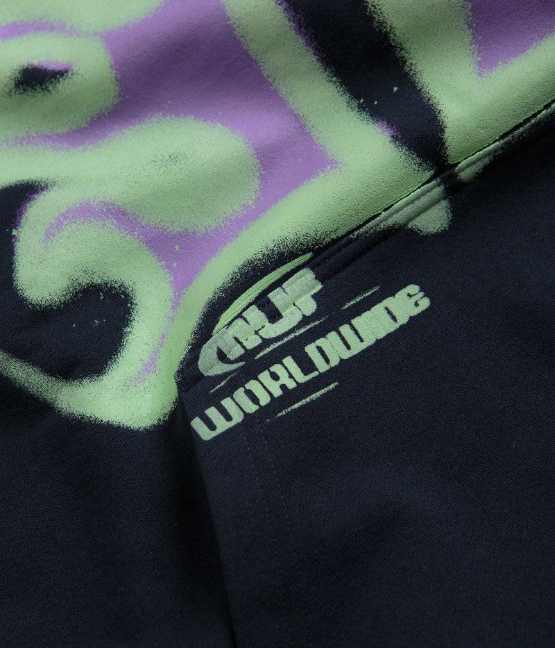 HUF Heat Wave Hoodie in Navy