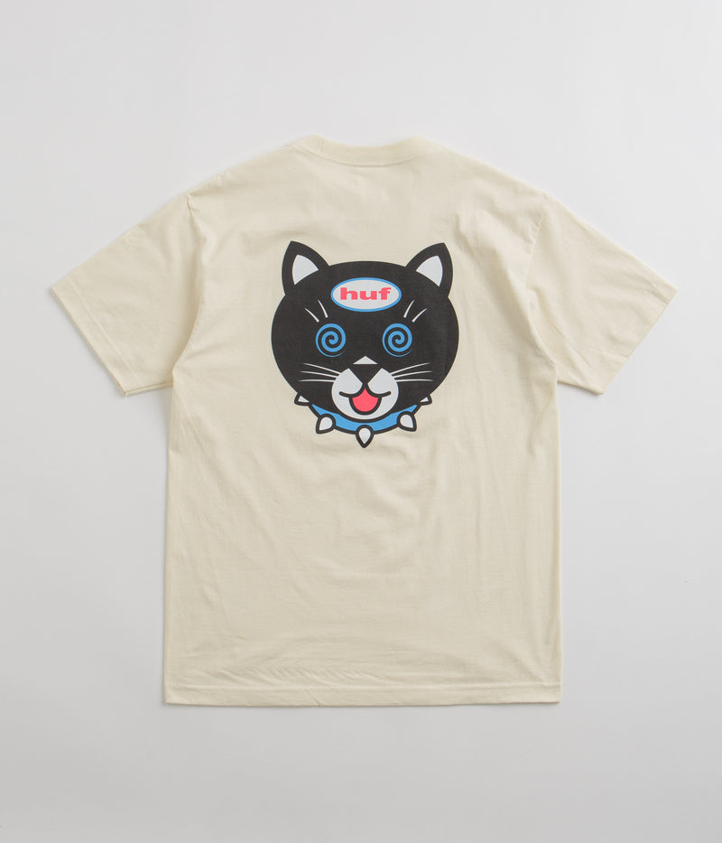 HUF Hypno Cat T-Shirt in Bone