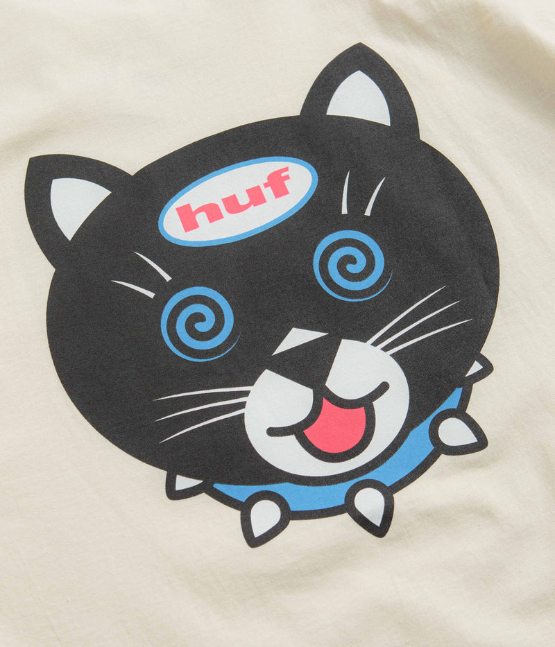 HUF Hypno Cat T-Shirt in Bone