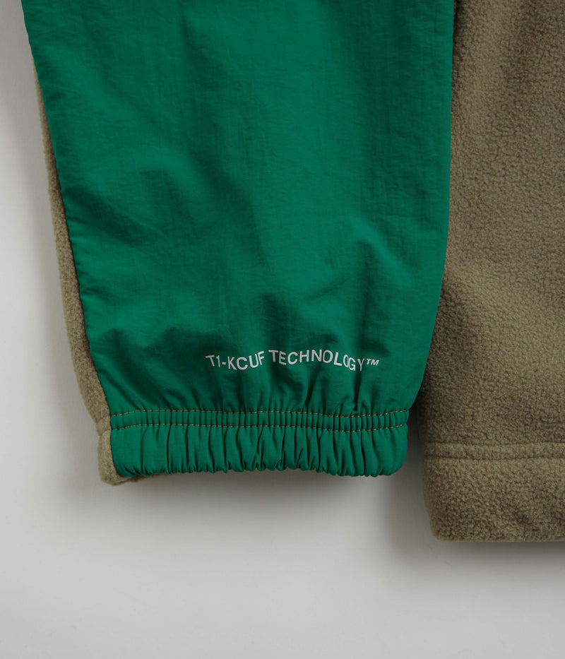 HUF Range 1/4 Zip Polar Fleece in Olive