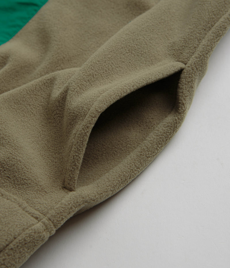 HUF Range 1/4 Zip Polar Fleece in Olive