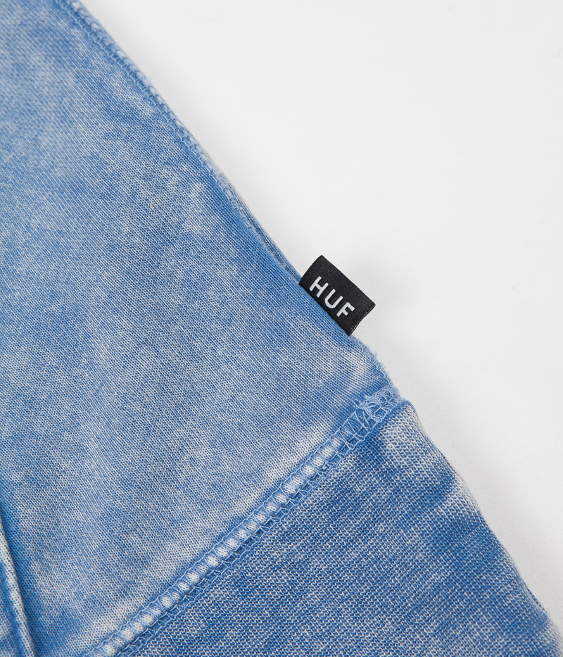 HUF Serif Stack Hoodie in Forever Blue
