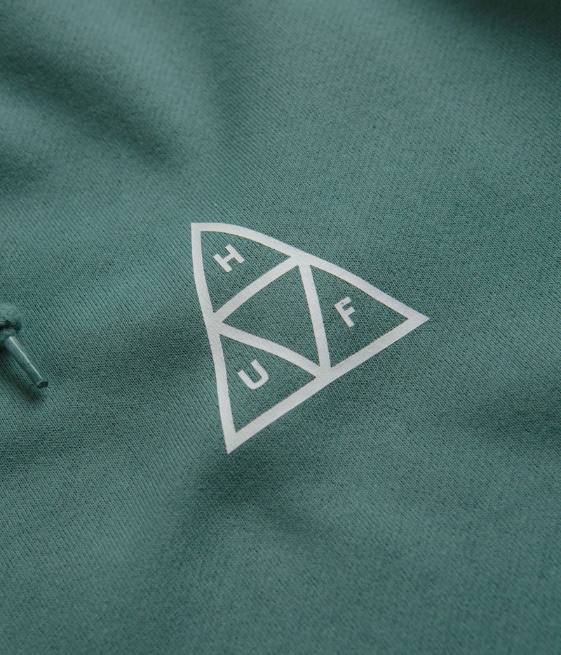 HUF Set TT Hoodie in Sage