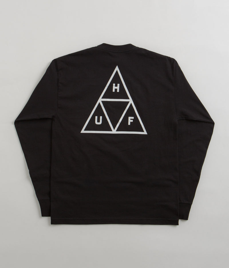 HUF Set TT Long Sleeve T-Shirt in Black