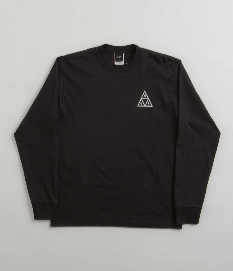 HUF Set TT Long Sleeve T-Shirt in Black
