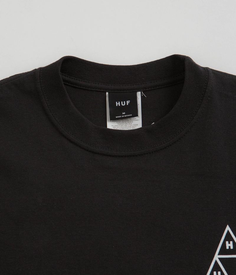 HUF Set TT Long Sleeve T-Shirt in Black