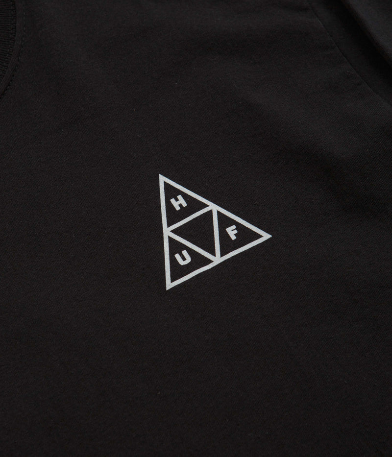 HUF Set TT Long Sleeve T-Shirt in Black