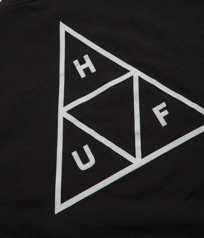 HUF Set TT Long Sleeve T-Shirt in Black