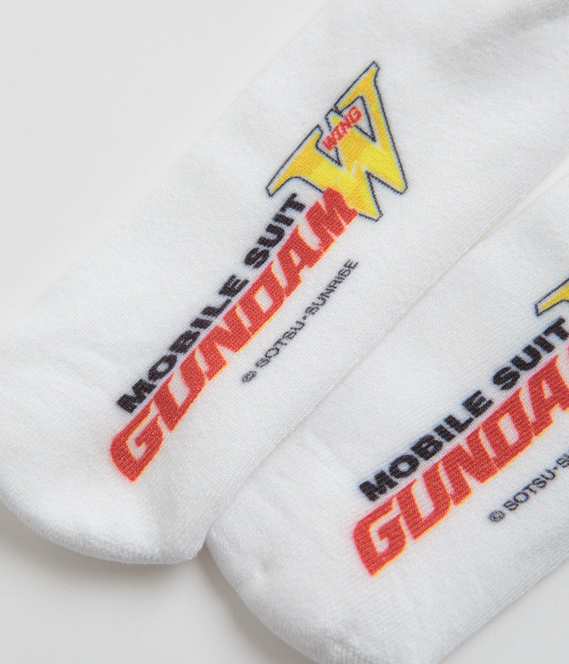 HUF Shenlong Gundam Crew Socks in White