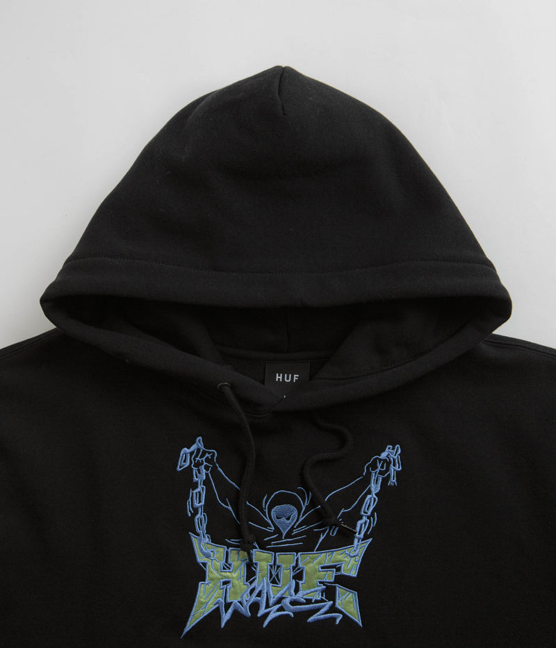 HUF Zine Hoodie in Black