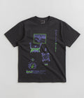 HUF Zine Washed T-Shirt in Washed Black