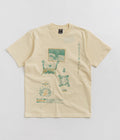 HUF Zine Washed T-Shirt in Wheat