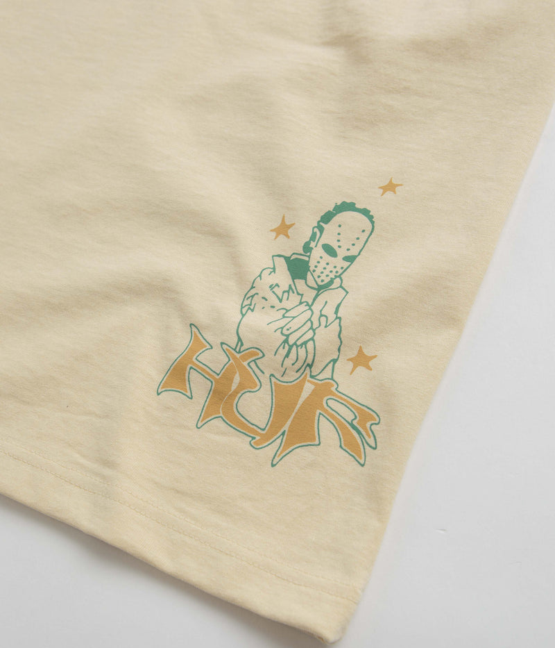 HUF Zine Washed T-Shirt in Wheat