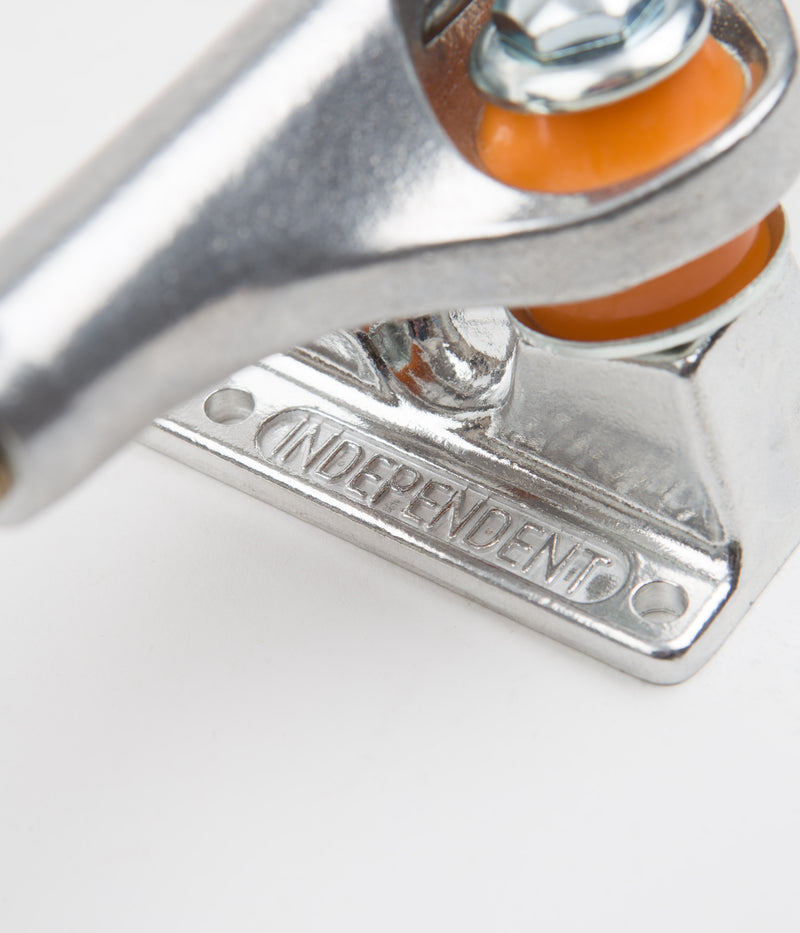 Independent 144 Hollow Forged Mid Truck in Silver