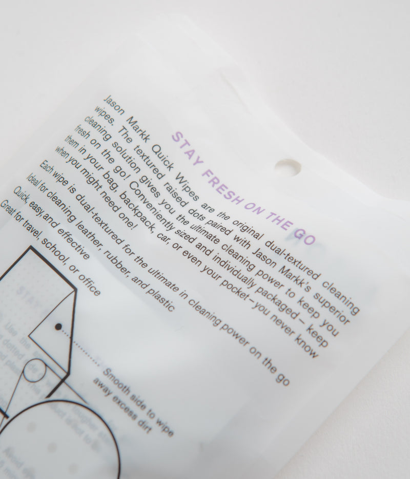 Jason Markk Premium Quick Wipes in 3 Pack