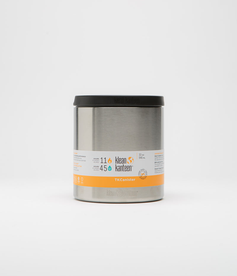 Klean Kanteen TK 946ml Insulated Food Canister in Brushed Stainless