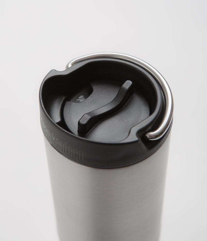 Klean Kanteen TKWide 592ml Insulated Cafe Cap Flask in Brushed Stainless
