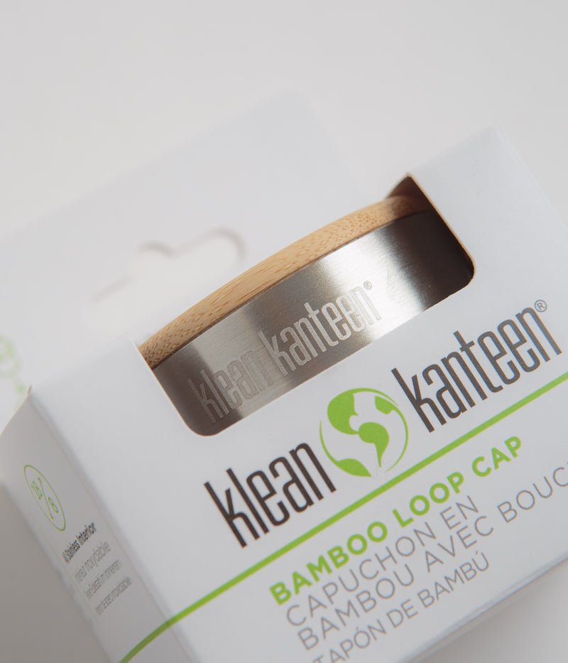 Klean Kanteen Unibody Bamboo Cap in Stainless