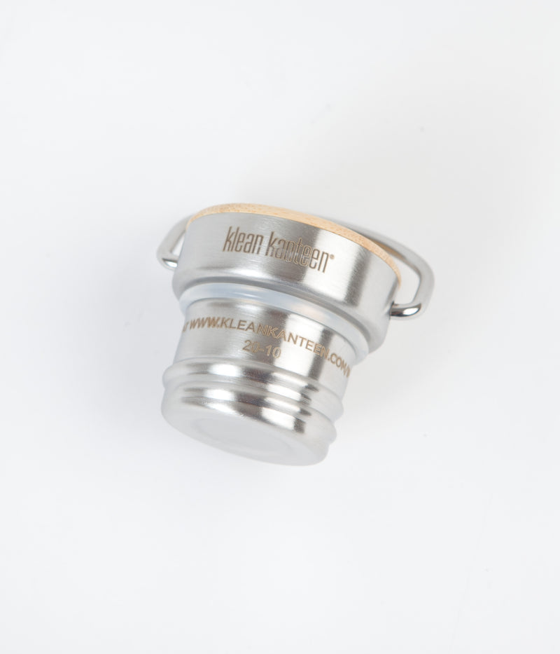 Klean Kanteen Unibody Bamboo Cap in Stainless