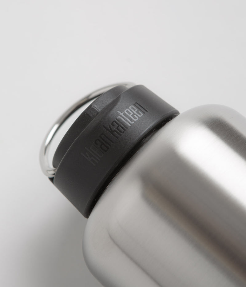 Klean Kanteen Wide Mouth 1900ml Flask in Brushed Stainless