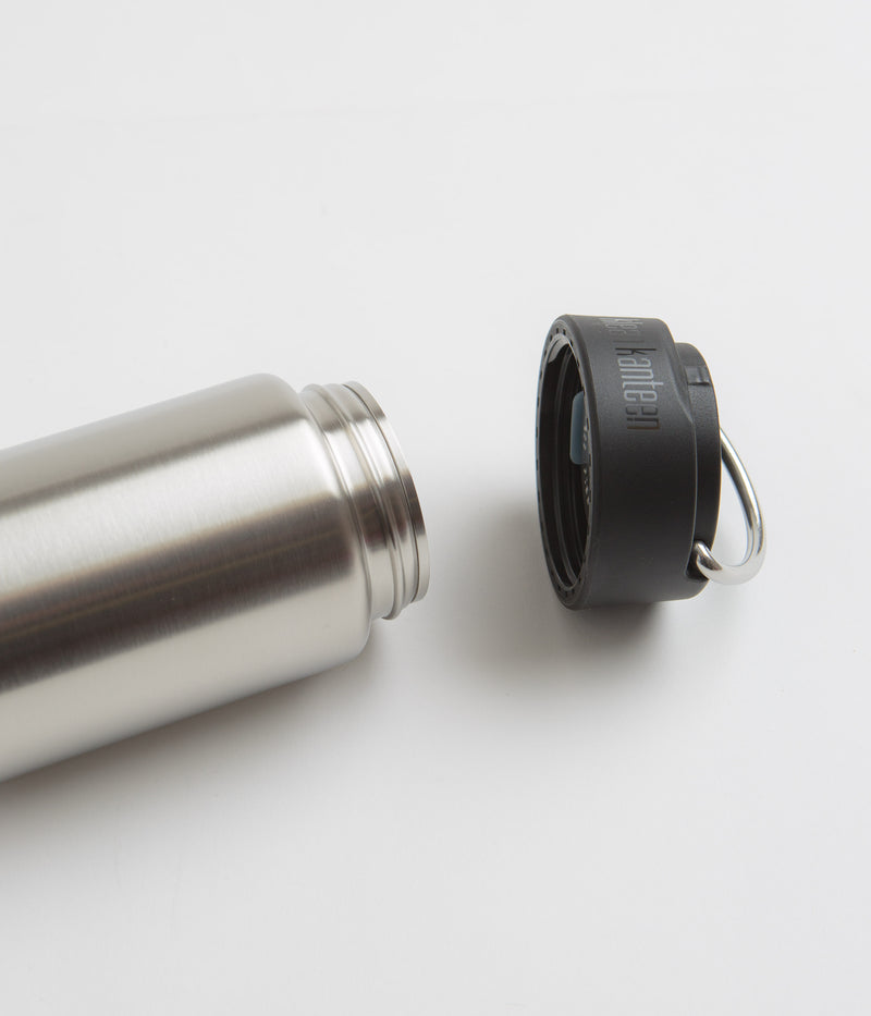 Klean Kanteen Wide Mouth 800ml Flask in Brushed Stainless