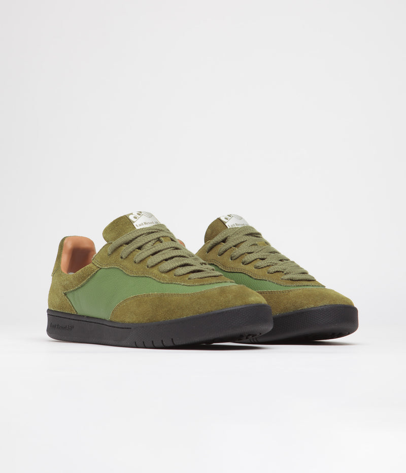 Last Resort AB CM001 Shoes in Cedar Green and Black