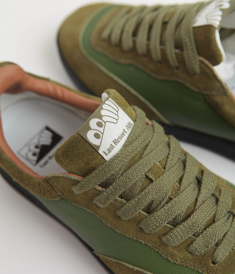 Last Resort AB CM001 Shoes in Cedar Green and Black