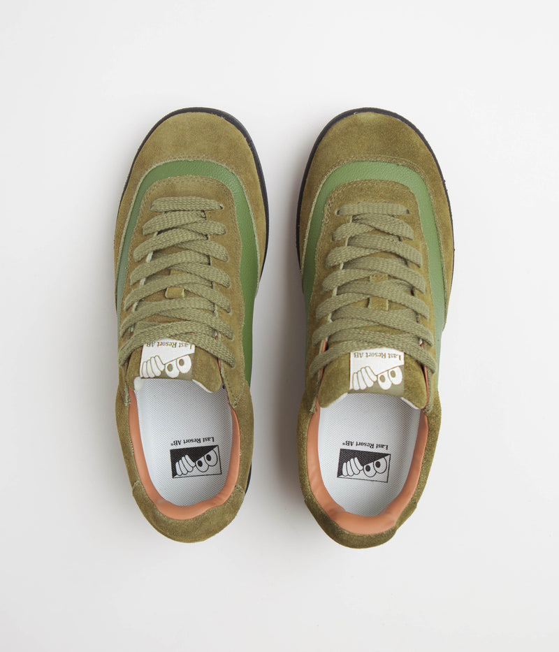 Last Resort AB CM001 Shoes in Cedar Green and Black