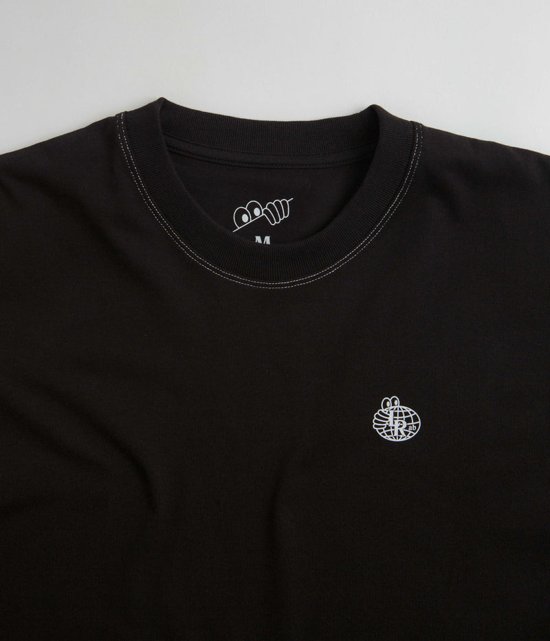 Last Resort AB Small Atlas Contrast Stitch T-Shirt in Black
