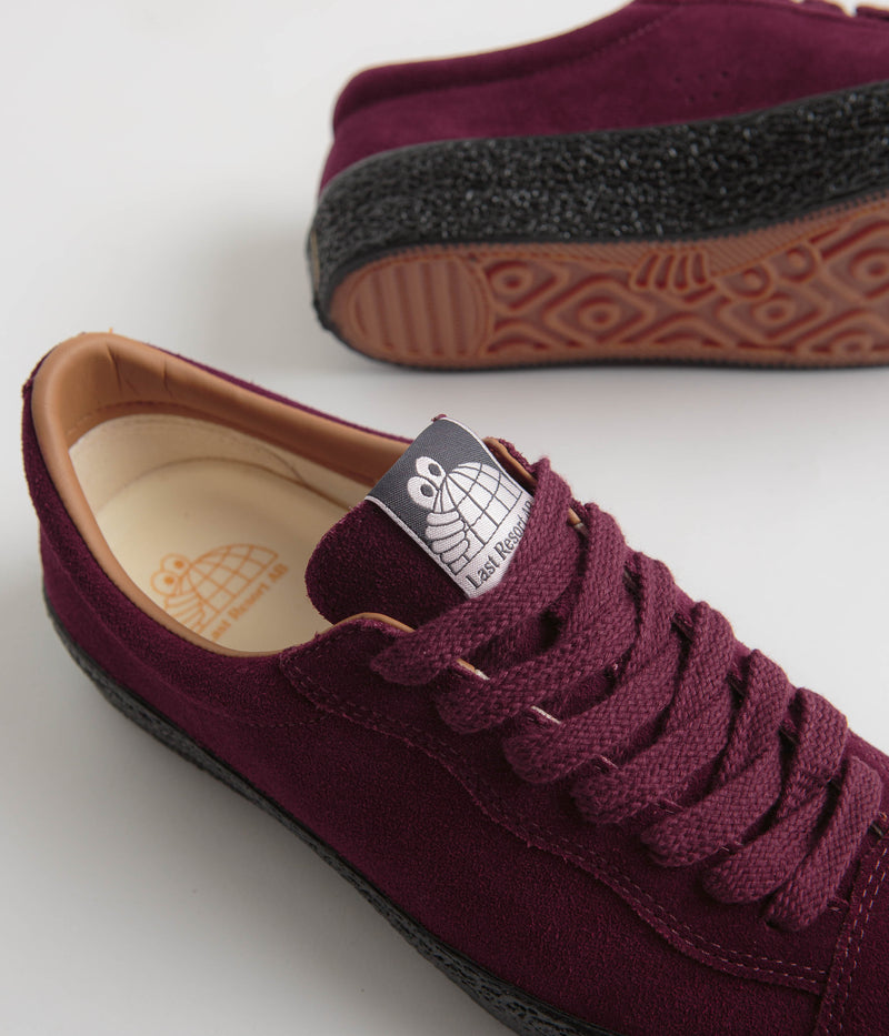 Last Resort AB VM002 Shoes in Wine and Black