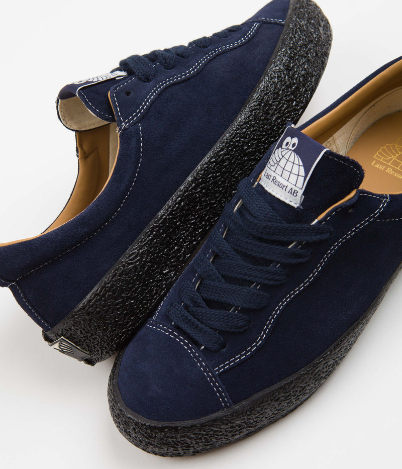 Last Resort AB VM002 Suede Shoes in Navy and Black / White