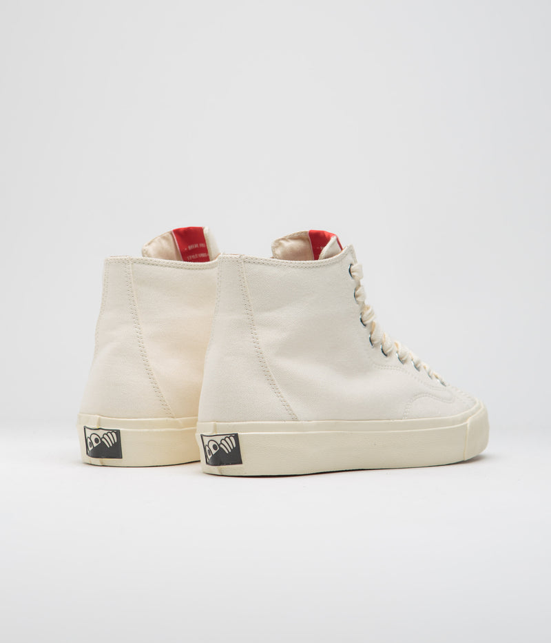 Last Resort AB VM003 Canvas Hi Shoes in White and White