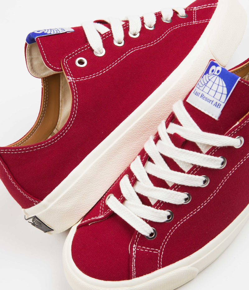 Last Resort AB VM003 Canvas Shoes in Classic Red and White