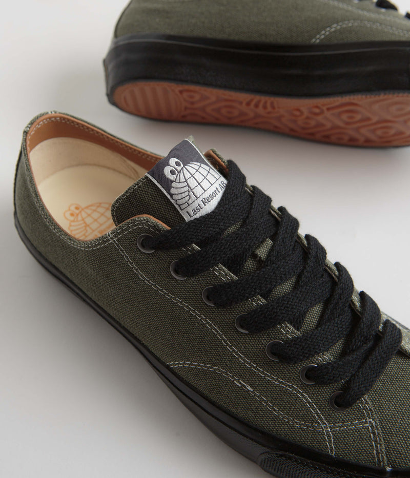 Last Resort AB VM003 Canvas Shoes in Green and Black