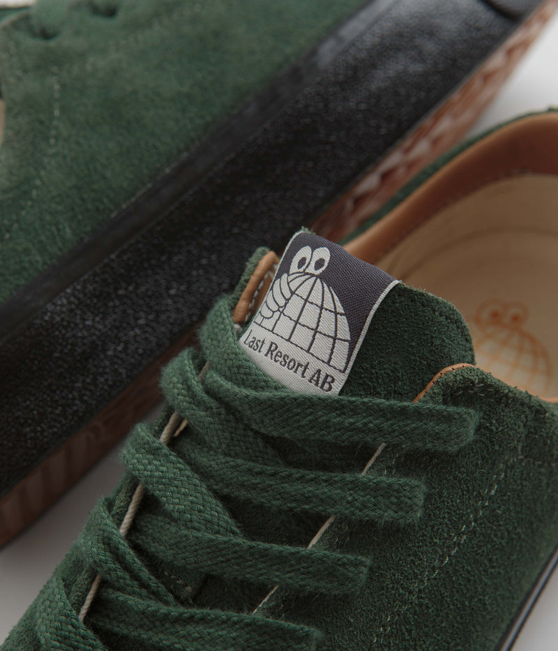 Last Resort AB VM003 Suede Shoes in Dark Green and Black