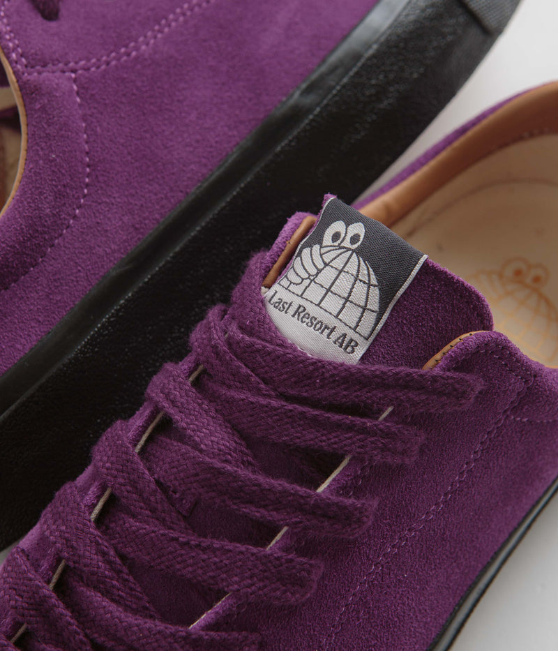 Last Resort AB VM003 Suede Shoes in Plum and Black
