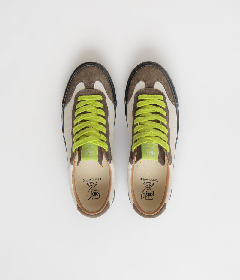 Last Resort AB VM004 Milic Shoes in Olive Cream and Black