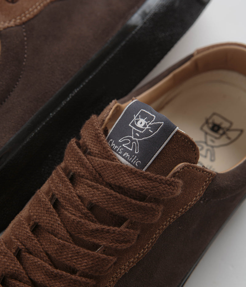 Last Resort AB VM004 Milic Suede Shoes in Duo Brown and Black