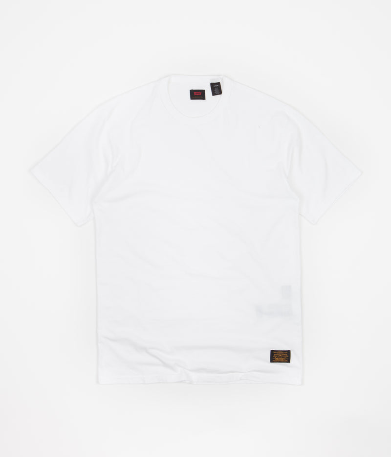 Levi's® Skate 2 Pack T-Shirt in White and Jet Black