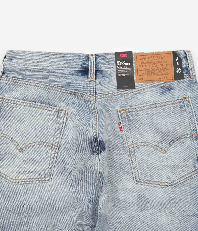 Levi's® Skate Baggy 5 Pocket Denim Shorts in DNA