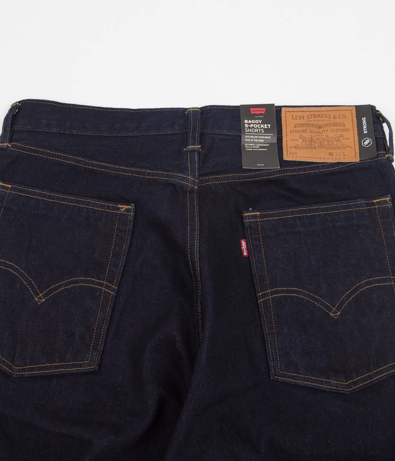 Levi's® Skate Baggy 5 Pocket Denim Shorts in Double Helix