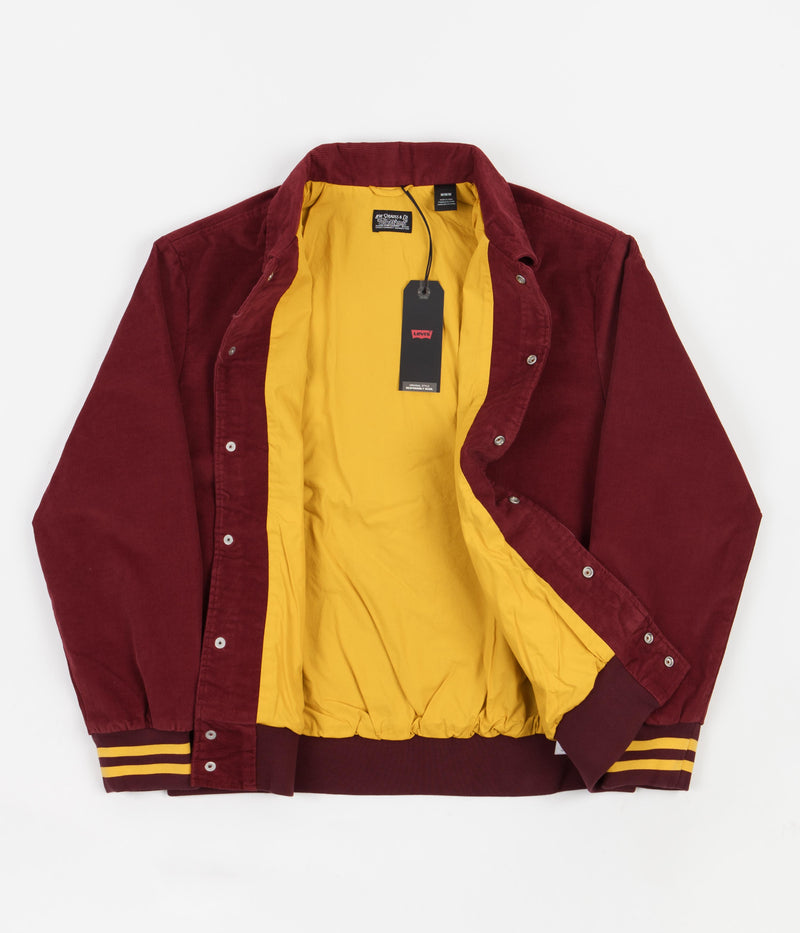 Levi's® Skate Varsity Jacket in Warm Cabernet