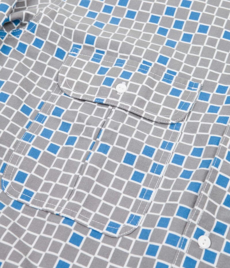 Levi's® Skate Woven Shirt in Grey and Blue Squares