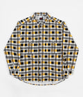 Levi's® Skate Woven Shirt in Printed Black and Yellow