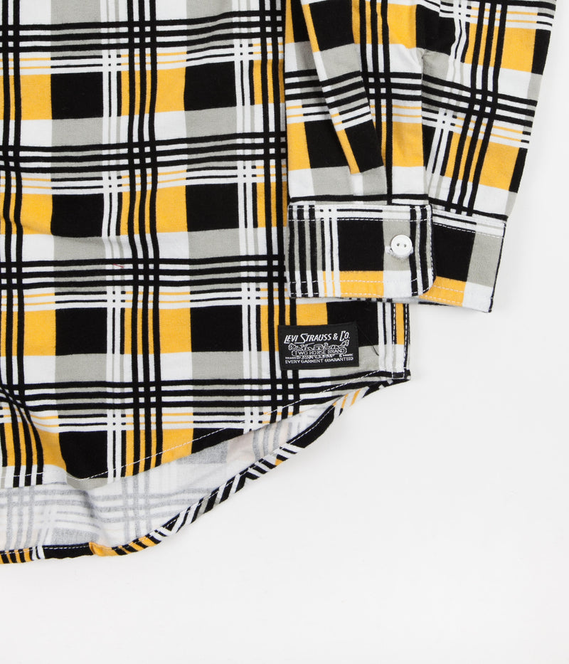 Levi's® Skate Woven Shirt in Printed Black and Yellow