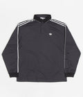 Adidas Long Sleeve Football Jersey in Black and Grey Five / White
