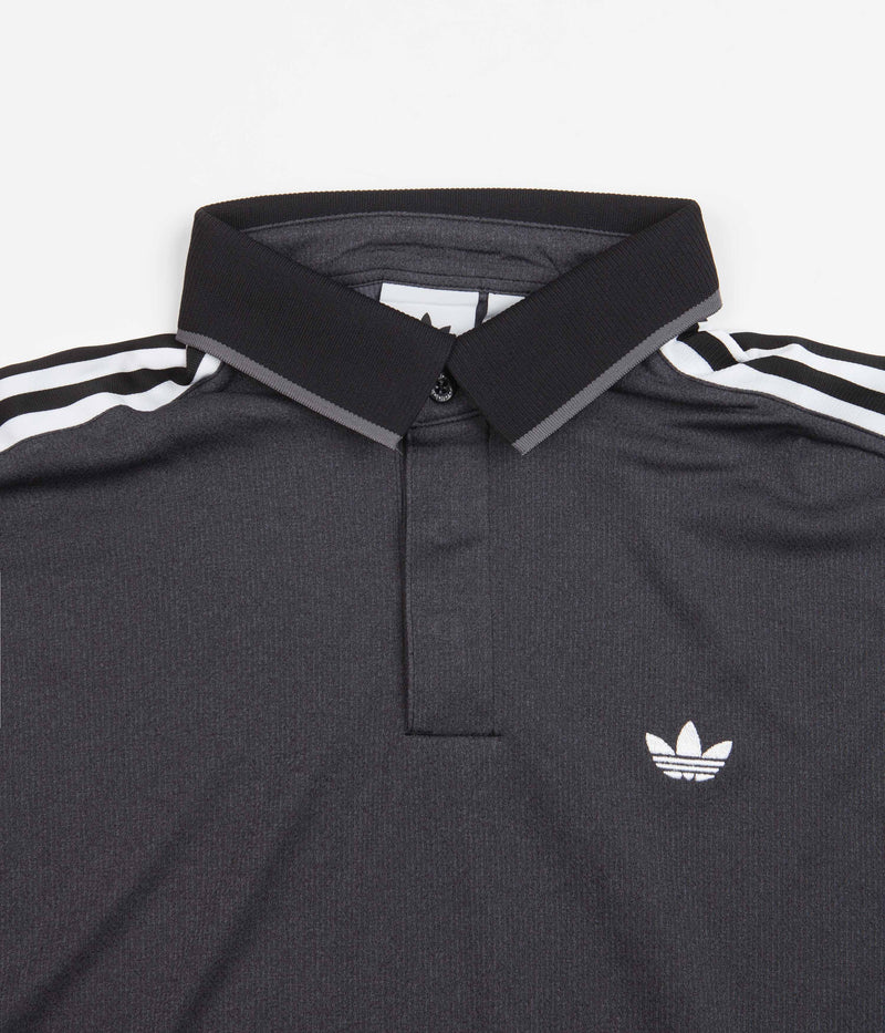 Adidas Long Sleeve Football Jersey in Black and Grey Five / White