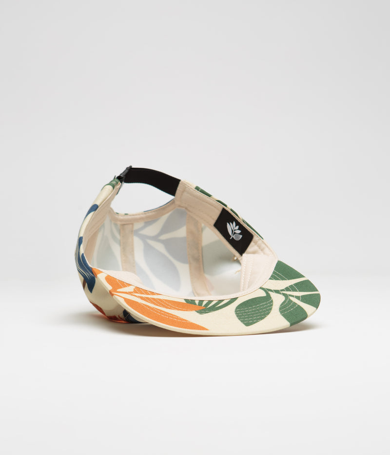 Magenta All Over Plant Cap in Natural