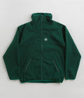 Magenta Antartic Zipped Hoodie in Green