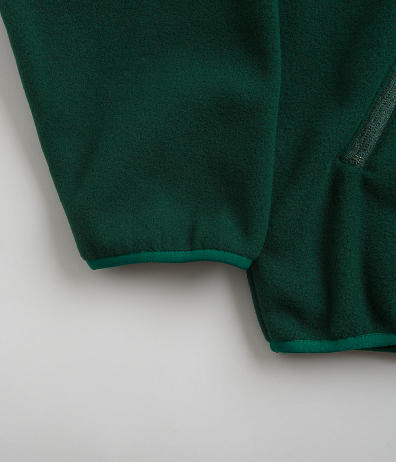 Magenta Antartic Zipped Hoodie in Green